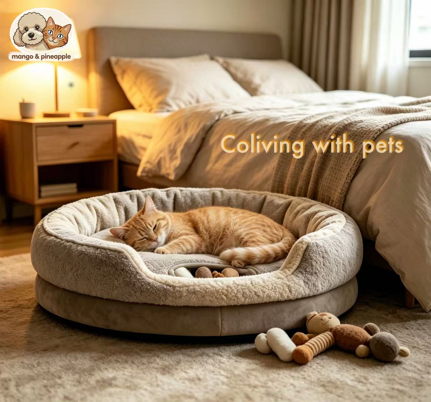 Nest Bed - Modern Snuffle Nest Bed for Dogs & Cats