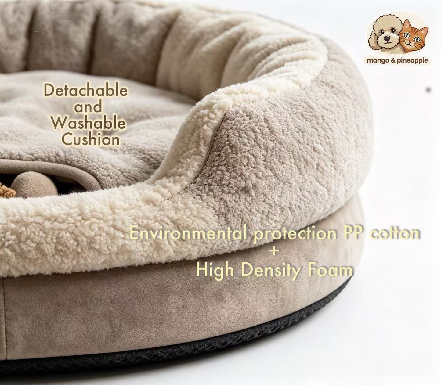 Nest Bed - Modern Snuffle Nest Bed for Dogs & Cats