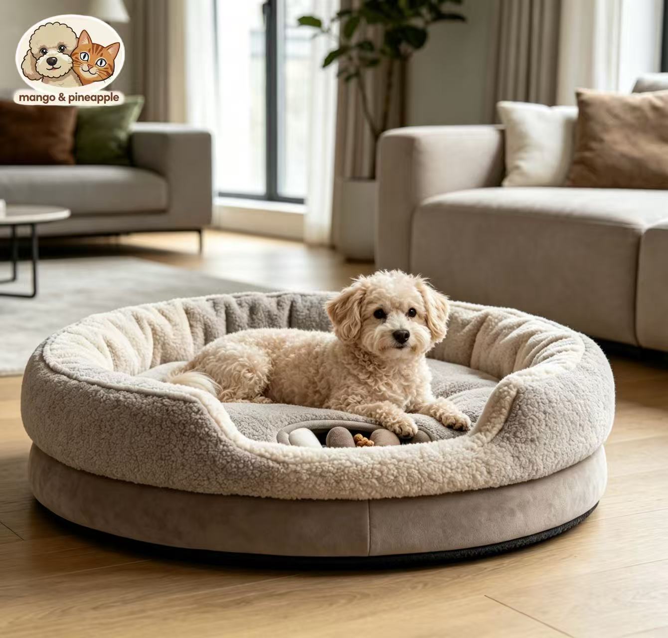 Nest Bed - Modern Snuffle Nest Bed for Dogs & Cats